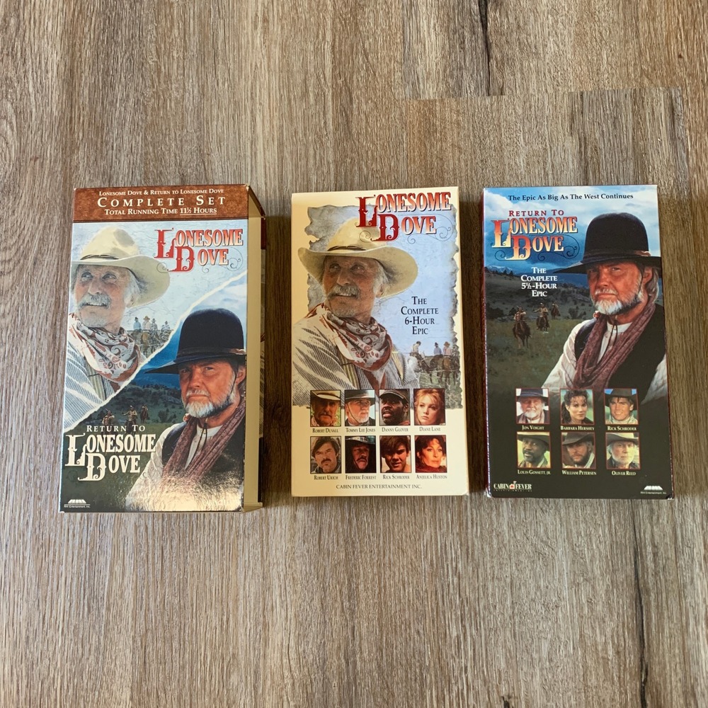 Collector's Box: Lonesome Dove & Return to Lonesome Dove, Complete Set VHS